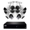 Lorex 4KHDIP168NI-2 4K Smart Deterrence 16 Channel Surveillance System w/ N862A63B 4K 3TB NVR and 4 E892AB 4K Smart Deterrence Bullet Cameras and 4 E892DD 4K Smart Deterrence Dome Cameras view 1