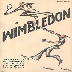 Andrew Power : Wimbledon : 1933 : Archival Quality Art Print