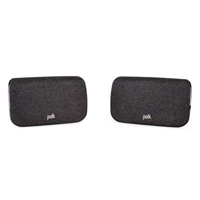 Polk Audio SR2 Wireless Surround Sound Speakers for Select Polk React and Magnifi Bars - Wireless Surround Sound System for TV, Easy Setup, Multiple Placement Options, 2 Count (Pack of 1)