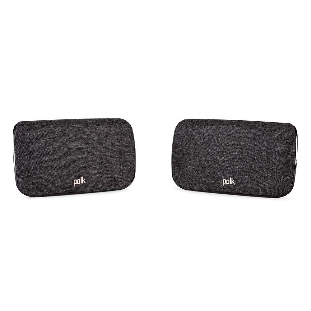 Polk Audio SR2 Wireless Surround Sound Speakers for Select Polk React and Magnifi Bars - Wireless Surround Sound System for TV, Easy Setup, Multiple Placement Options, 2 Count (Pack of 1)