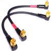 CNCESS CESS-137-6i Right Angle RCA to RCA Preamp Jumpers Male to Male Patch Cable, 2 Pack (6 Inches) view 1