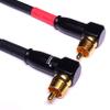 CNCESS CESS-137-6i Right Angle RCA to RCA Preamp Jumpers Male to Male Patch Cable, 2 Pack (6 Inches) view 3