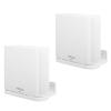VOMENC Wall Mount Holder for ASUS ZenWiFi AX AC (XT8 CT8 XT9) Whole-Home Tri-Band Mesh System WiFi 6 System Wall Bracket Hanger Stand Compatible with ASUS ZenWiFi AX AC (White 2Pack) view 1