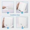 VOMENC Wall Mount Holder for ASUS ZenWiFi AX AC (XT8 CT8 XT9) Whole-Home Tri-Band Mesh System WiFi 6 System Wall Bracket Hanger Stand Compatible with ASUS ZenWiFi AX AC (White 2Pack) view 4