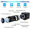 4K USB Camera Manual Zoom Webcam 2.8-12mm Variable Focus PC Camera for Computer Mini UVC USB2.0 Web Camera IMX317 Varifocal USB with Camera Industrial Video Close-up Camera for Laptop Android Mac view 4