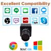 4K USB Camera Manual Zoom Webcam 5-50mm Variable Focus PC Camera for Computer Mini UVC USB2.0 Web Camera IMX317 Varifocal USB with Camera Industrial Video Close-up Camera for Laptop Android Mac view 4