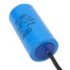 CD60 Run acitor 400uF 250V AC Motor Start acitor with Wire for Motors Air Compressors Conditioners, Blue view 2