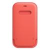 Apple iPhone 12 and 12 Pro Leather Sleeve with MagSafe - Pink Citrus view 4