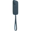 Apple iPhone 12 Pro Max Leather Sleeve with MagSafe - Baltic Blue view 2
