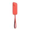 Apple iPhone 12 Mini Leather Sleeve with MagSafe - Pink Citrus view 2