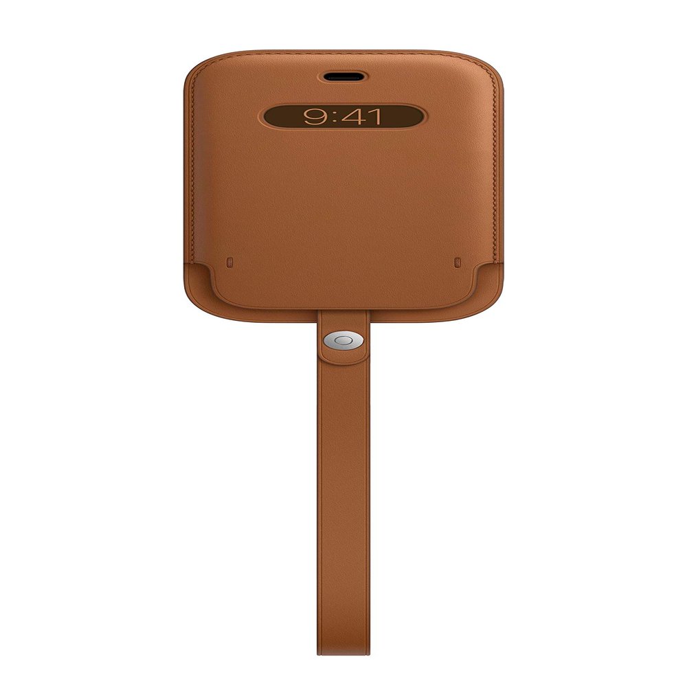 Apple iPhone 12 mini Leather Sleeve with MagSafe - Saddle Brown