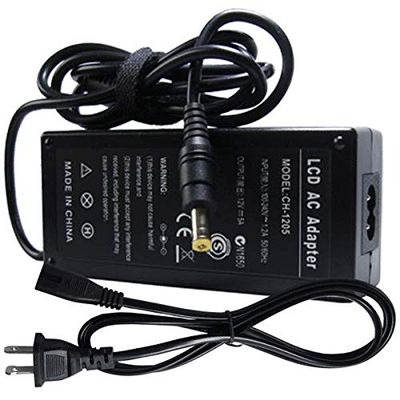 12V AC Adapter Power Supply Cord for Compatible with Sceptre C248B-144R C248W-1920R C275B-144R C275W-1920R C278B-144R C305B-200UN C325B-144R C325W-1920R C325B-185RD Curved LED Monitor