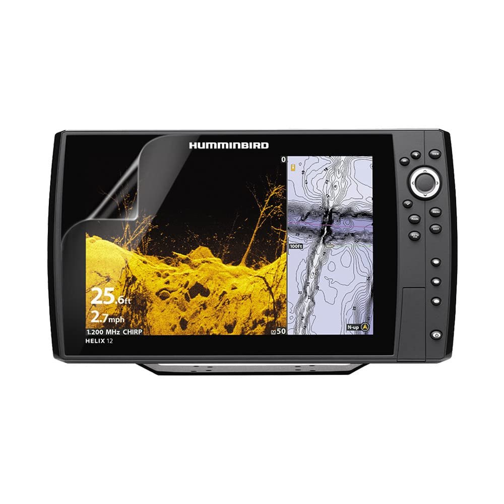 celicious Matte Anti-Glare Screen Protector Film Compatible with Humminbird Helix 12 G2N [Pack of 2]