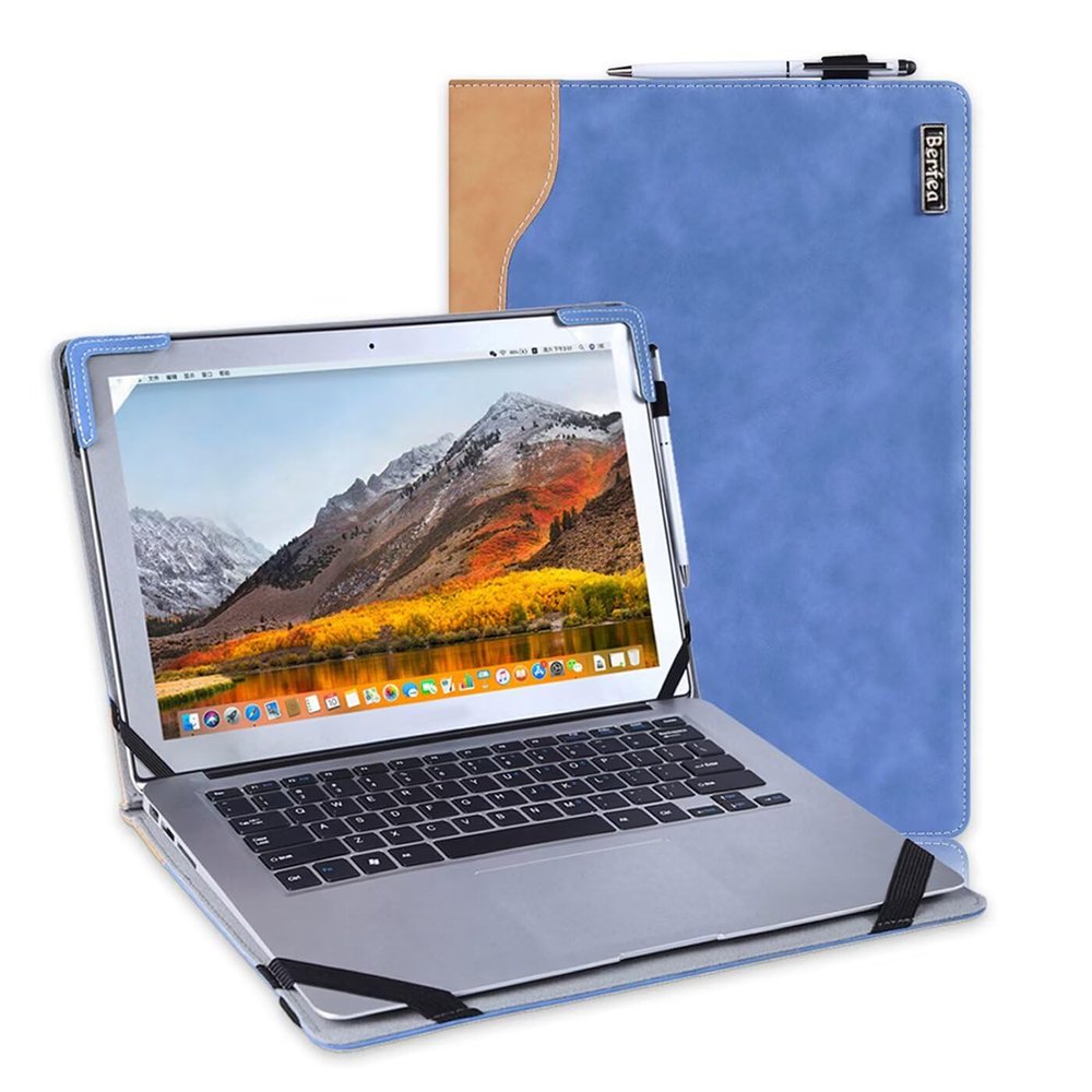 Berfea Stand Case Cover Carrying Sleeve Protective Hard Shell Compatible with Dell Latitude 13 5350 5340 5330 5320 5310 5300,Latitude 7390 7340 13.3 inch Laptop Notebook PC