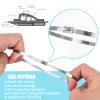 100PCS 11.8Inch Metal Cable Zip Ties - 304 stainless steel Heavy Duty Self-locking Cable Wire Tie Wrap for Fence Exhaust Wrapping Car Outdoor Canopy Automotive view 4