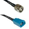 6 feet RG58 RP-TNC Male to Fakra Z Female RF Pigtail Coaxial Cable view 1