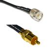 10 feet RG58 TNC Male to RCA Male RF Pigtail Coaxial Cable view 1