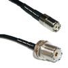 10 feet RG58 Mini UHF Female to UHF Female Bulkhead RF Pigtail Coaxial Cable view 1