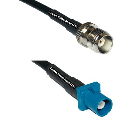10 feet RG58 TNC Female to Fakra Z Male RF Pigtail Coaxial Cable