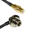 25 feet RG58 RCA Female to N Female Bulkhead Angle RF Pigtail Coaxial Cable view 1