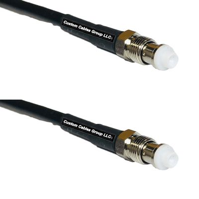 6 feet RG58 FME Female to FME Female RF Pigtail Coaxial Cable