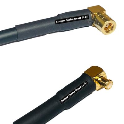 10 feet RG58 SMB Female Angle to MCX Male Angle RF Pigtail Coaxial Cable