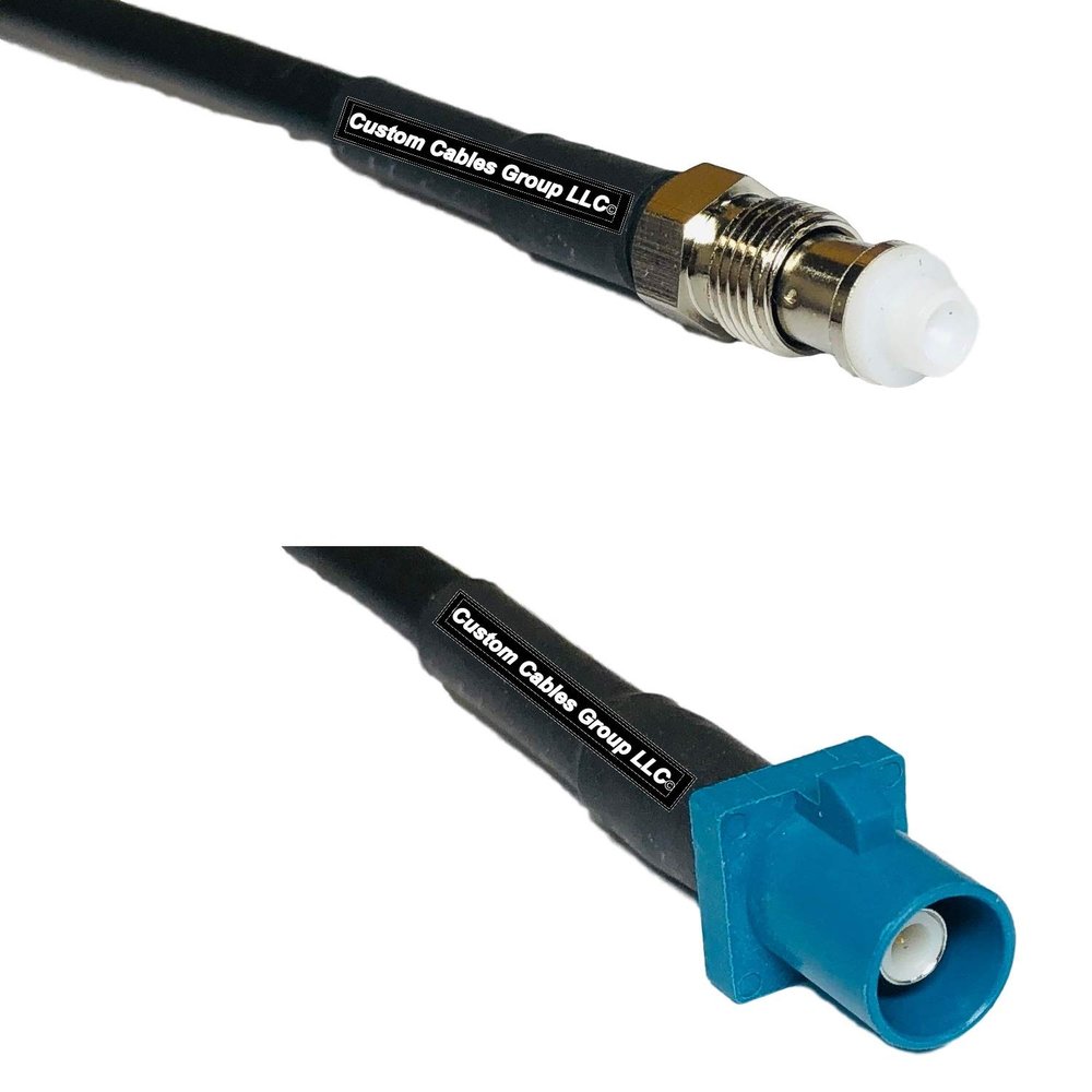 25 feet RG58 FME Female to Fakra Z Male RF Pigtail Coaxial Cable