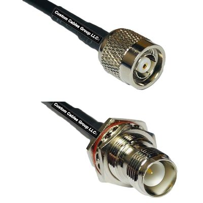 10 feet RG58 RP-TNC Male to RP-TNC Female Bulkhead RF Pigtail Coaxial Cable