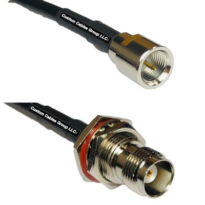 10 feet RG58 FME Male to TNC Female Bulkhead RF Pigtail Coaxial Cable