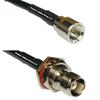 10 feet RG58 FME Male to TNC Female Bulkhead RF Pigtail Coaxial Cable view 1