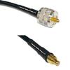 3 feet RG58 PL259 UHF Male to MCX Male RF Pigtail Coaxial Cable view 1