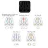 Europe to US Plug Adapter EU/UK/AU/CN/JP/Asia/Italy/Brazil to USA (Type A & B) American Travel Adapter and Converter, Wall Outlet Power Charger Converter (Black) view 3