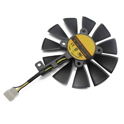 88mm FDC10U12S9-C RX580 RX570 RX470 4Pin Cooler Fan for AREZ ASUS Radeon RX 470 570 580 Expedition OC Graphics Card Cooling Fan (1 pcs (Short line))