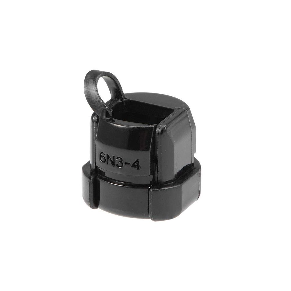 uxcell Cable Grommets Twist Lock Cable Wire Ties Round Strain Bushing 18x15mm Nylon Black 20pcs