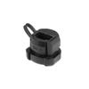 uxcell Twist Lock Cable Wire Ties Round Strain Relief Bushing 14x11mm Nylon Black 20pcs view 1