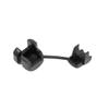 uxcell Twist Lock Cable Wire Ties Round Strain Relief Bushing 14x11mm Nylon Black 20pcs view 3