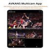 AVKANS NDI PTZ Camera - 30X Auto Tracking Live Streaming Cam with SDI/HDMI/IP Outputs for Church Worship School Sport Hospital Wedding(NDI HX2 and NDI HX3) view 2
