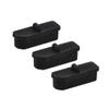 uxcell 3 Pcs Black Ethernet Hub Port Display Port Adapter Anti Dust Cover Cap Protector Plug view 1