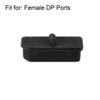 uxcell 3 Pcs Black Ethernet Hub Port Display Port Adapter Anti Dust Cover Cap Protector Plug view 4