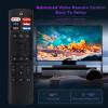 ERF3A69 Replace Voice Remote Control Compatible with Hisense 4K UHD Smart TV 55Q8E 65Q8E 55Q8809 65Q8809 55Q8020E 65Q8020E 55Q8030E 65Q8030E 55Q8040E 65Q8040E 55Q8050E 65Q8050E 55Q8060E ERF3A69S view 4