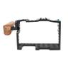 BGNING Camera Accessories Rabbit Cage Wooden Handle with Connector Compatible for Panasonic GH Camera view 4