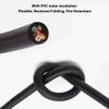 100FT 22 AWG Gauge Wire/Cable RVV 6 Conductor Bare Copper Unshielded Cable Wire for Video Intercom/Video Door Phone/Alarm Security Burglar, Black Outer Jacket view 3