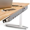 PAMO Cable Management Under Desk for Easy mounting Under-Table I Set of 2 - with 10X Cable Ties I Desk Organizer for Office/Home Office Table Thoughtful Cable Tray Holder view 1