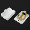 Oumefar 2pcs RJ45-8P8C CAT6 Mount Box Desktop Information Junction Box Single Port Shielded Networks Mounted view 3