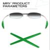 Mryok 2 Pair Replacement Earsocks Kits for Oakley Square Wire 2 (2014) - Dark Green & Black view 2