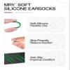 Mryok 2 Pair Replacement Earsocks Kits for Oakley Square Wire 2 (2014) - Dark Green & Black view 4