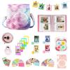 CAIYOULE Fujifilm Instax Mini 11 Camera Accessories Kit Bundle with Protective Case & Mini Album & Frames & DIY Sticker & Filter (Blue Pink Clouds) view 1