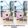 CAIYOULE Fujifilm Instax Mini 11 Camera Accessories Kit Bundle with Protective Case & Mini Album & Frames & DIY Sticker & Filter (Blue Pink Clouds) view 2