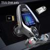 FM Transmitter for Car, Wireless Bluetooth 5.0 in-Car Radio Adapter Audio Receiver with 1.44 Inch Color Screen QC 3.0 Dual USB Car Charger, AUX Input/Output, TF Card Mp3 Player view 4