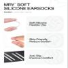 Mryok 2 Pair Replacement Earsocks Kits for Oakley Square Wire 2 (2014) - White & Black view 4
